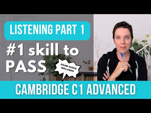 Cambridge C1 Advanced Listening Part 1| Multiple Choice | How to pass CAE Listening Part 1