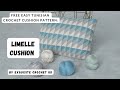 Beautiful crochet cushion pattern:  Limelle Cushion [step by step tutorial]