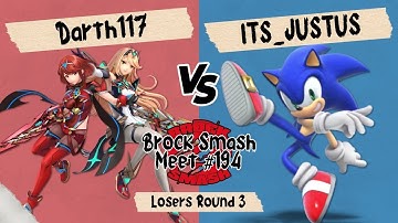 BSM 194 - Darth117 (Pyra/Mythra) vs. ITZ_JUSTUS - Losers Round 3