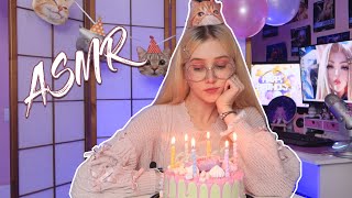 ASMR It's my Birthday! 🍰 ASMR Birthday Cake Eating Sounds and Relaxation Triggers