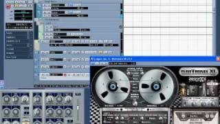 Vocoding the Juno G's onboard drum machine using Cubase and my Yamaha TX802