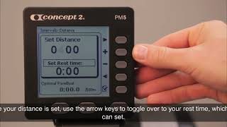 Setting up a distance interval
