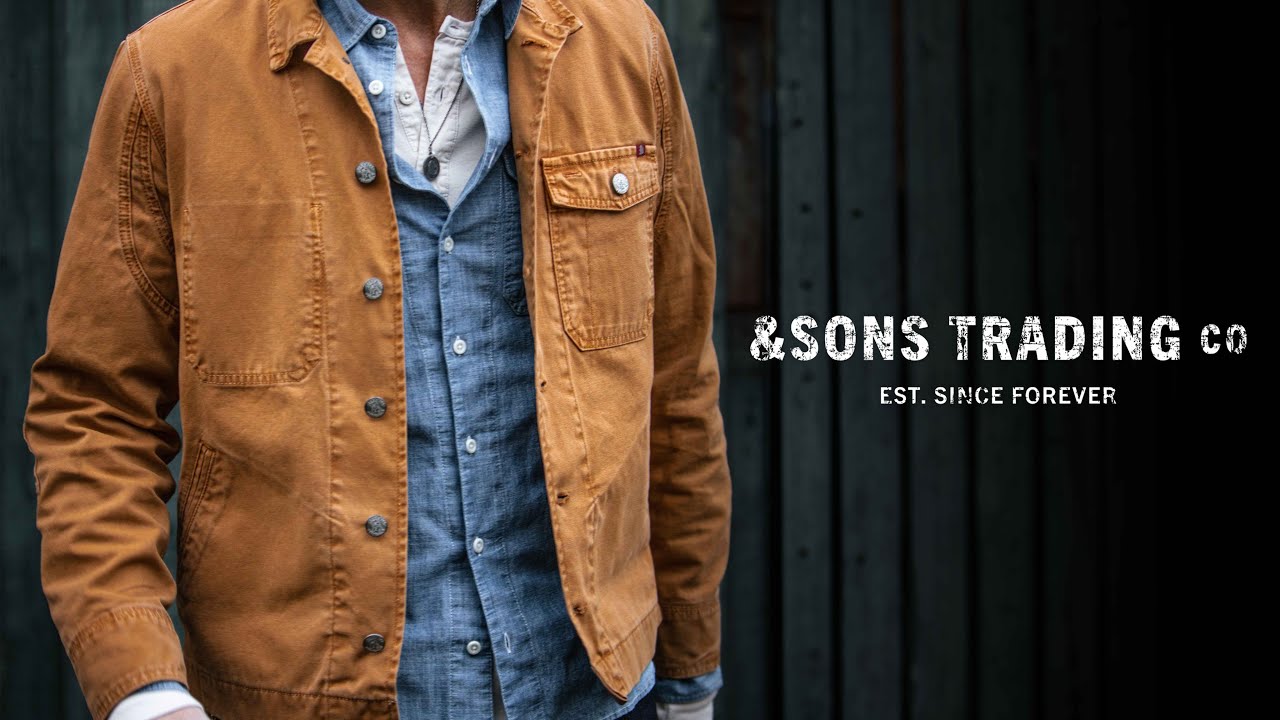 &SONS - Ryder Canvas Jacket - YouTube
