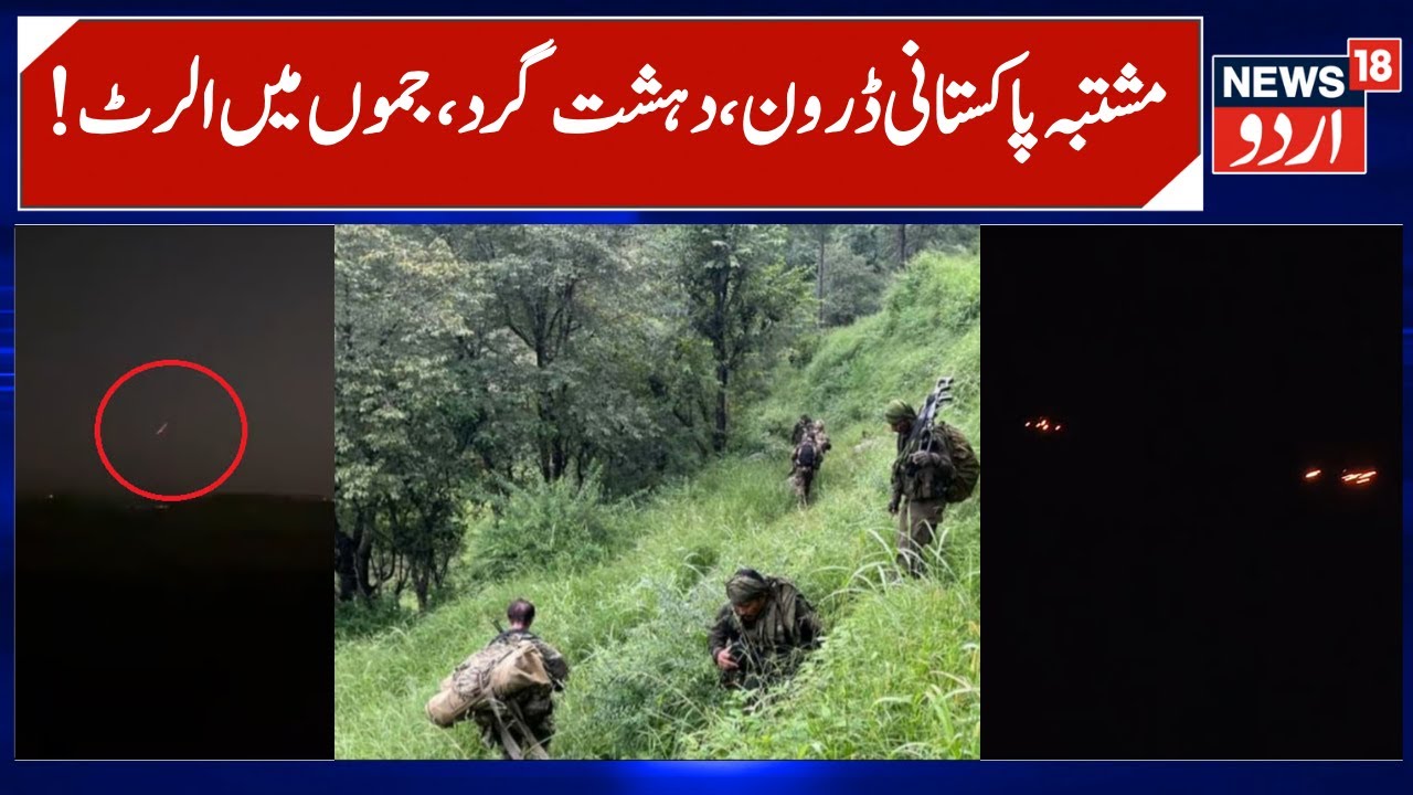 Pakistani Drones Spotted Along LoC & IB in J&K | Suspected Persons Seen in Kathua, Search Operation