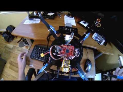 How to wire multiwii pro 2 fc for quadcopter and spektrum