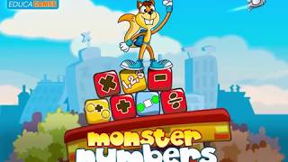 New Monster Numbers Preview: Math Video Game for kids screenshot 1