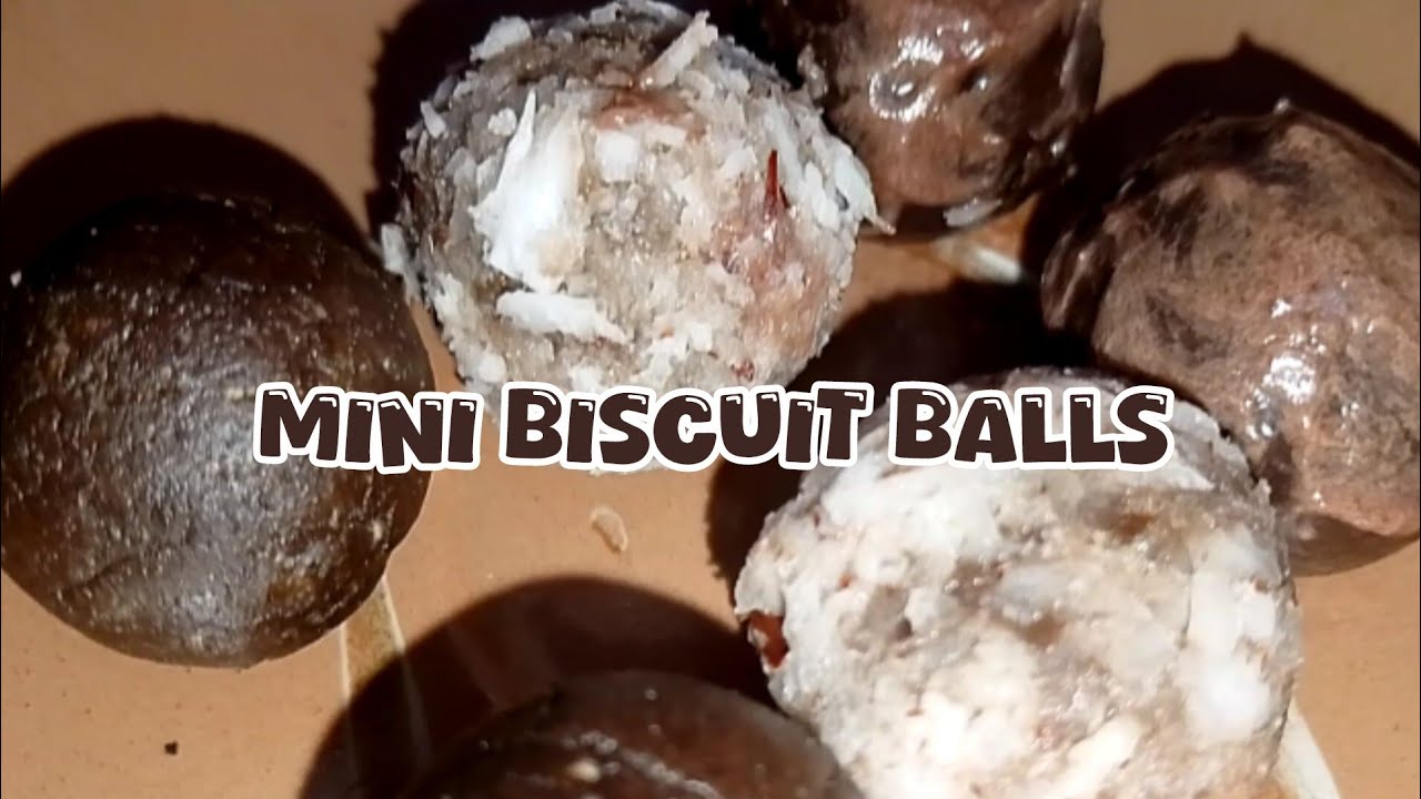 Mini Biscuit Balls Recipe | No-Bake Dessert in Minutes! 🍪