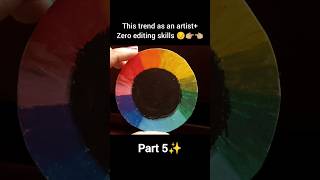 Colour wheel trend  🌈 PART 5✨🤯#art #fypviralシ #trending #shorts #artwork #painting #youtubeshorts