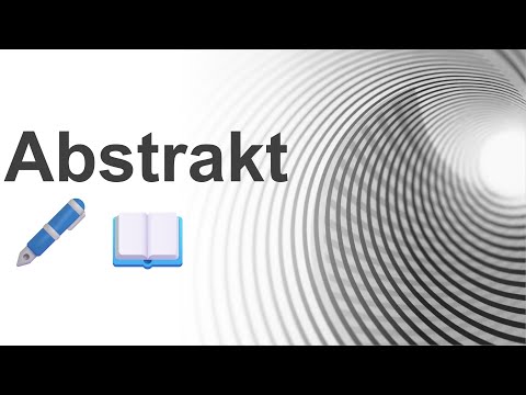 Čo je Abstrakt a Ako napísať Abstrakt?