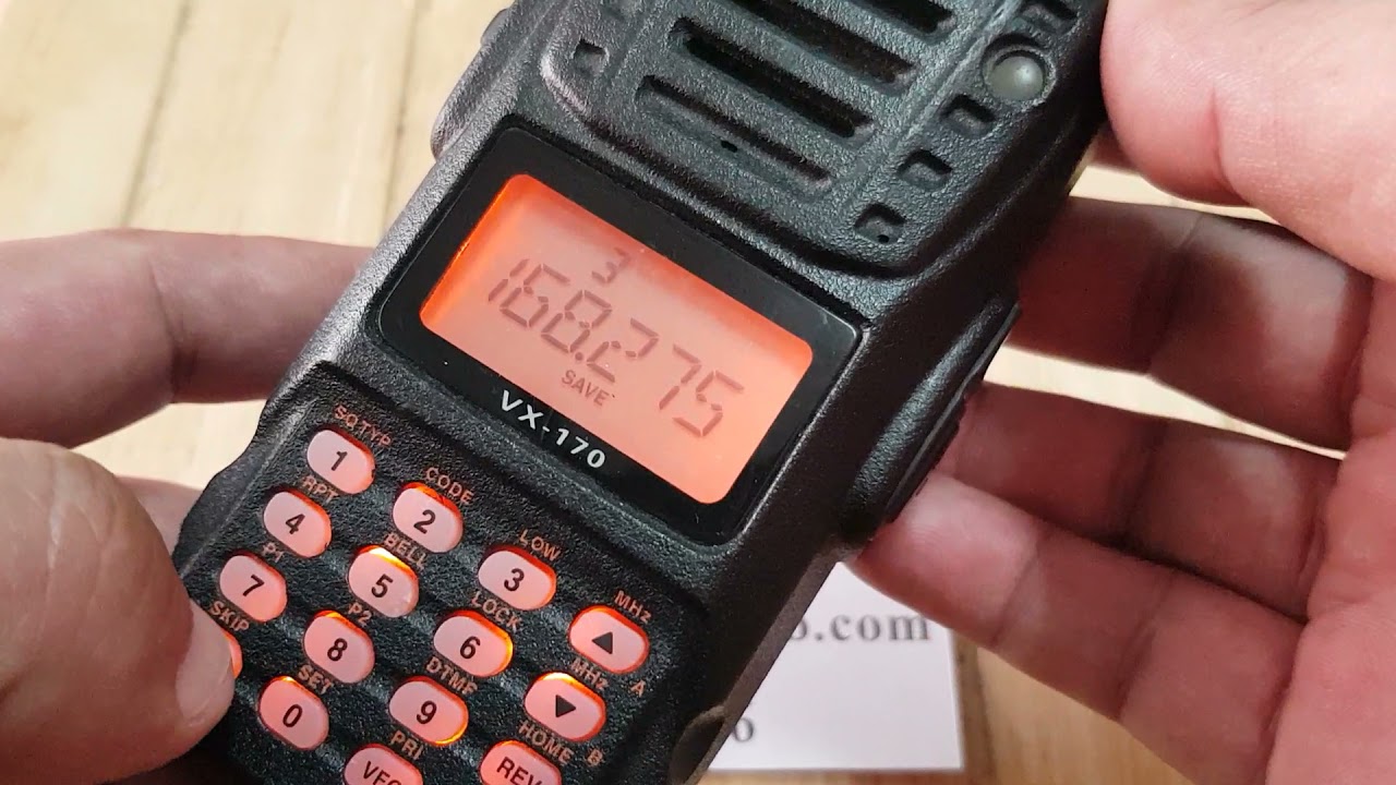 วิธีลบช่อง Yaesu FH 912 VX 170