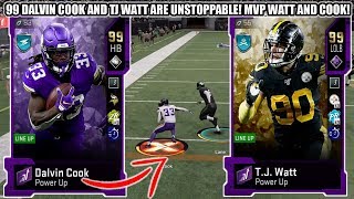 99 DALVIN COOK AND TJ WATT ARE UNSTOPPABLE! THEME BUILDERS 2 MVP DALVIN COOK AND TJ WATT | MADDEN 20