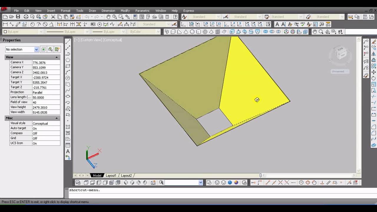 TUTORIAL AUTOCAD 2012 MAKE HOOPER SIMPLE YouTube
