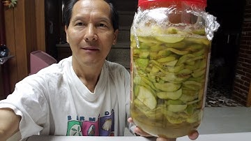 Cách Ủ Rượu TÁO lên men tự nhiên va Review uống rượu nho 2 nam tuoi - Phan 1