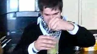 Matty Doing Gin and Lemsip