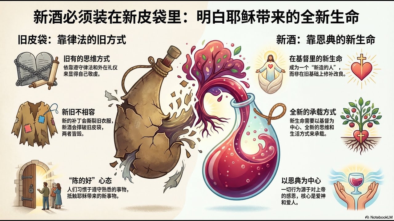 新酒装在新皮袋里究竟是什么意思? - YouTube