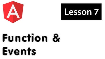 AngularJS Basics Tutorial for Beginners - 07 - Functions and Events