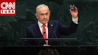 Bu Da Oldu Netanyahu Bm Kürsüsüne Bombayla Çıktı I Canli Haber