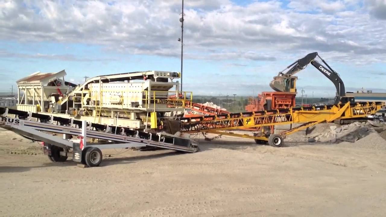 Concrete Crushing - YouTube