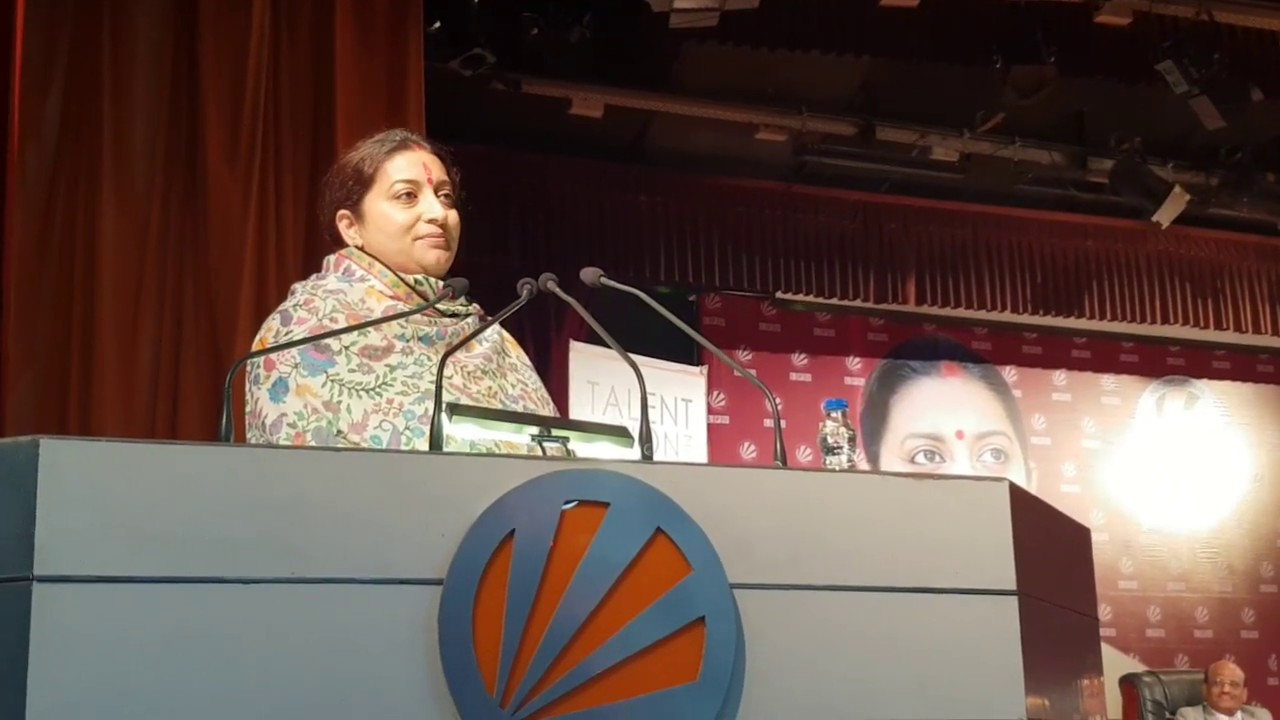 Smriti Irani inaugurating the Women Science Congress at the Indian Science Congress 2019 (Part 1)