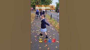 unstoppable 🏃‍♀️happy😍 excited 😄 #shorts #shortsvideo #sia #unstoppable #run #thisisacting #school