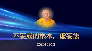 20201010 3 不妄戒的根本，虚妄法