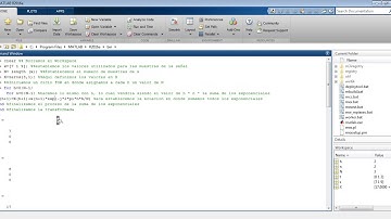 Algoritmo de una Transformada Discreta de Fourier MATLAB - UNAD