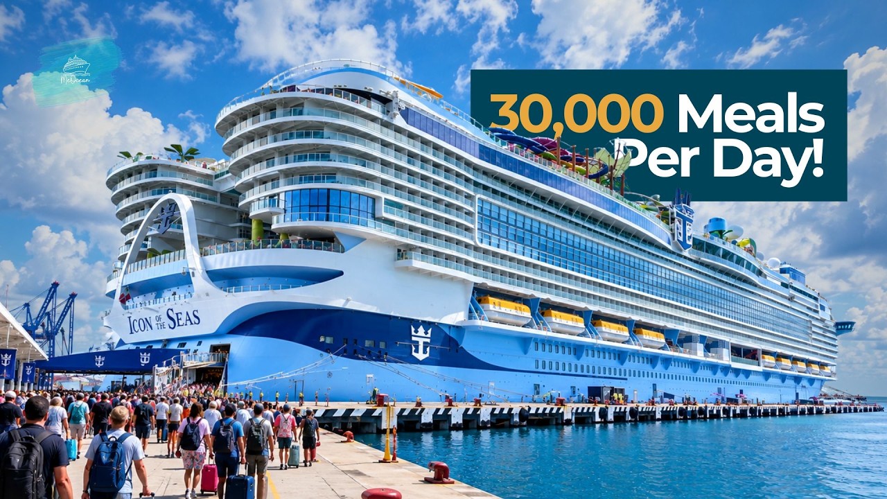 How Do Cruise Ships Feed Thousands of People Without Running Out?
