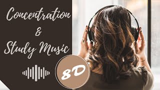 8D Study & Concentration Music || Pomodoro technique timer (25 minutes) || Headphones recommended