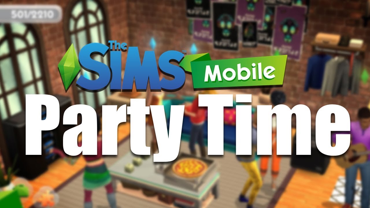 The Sims Mobile iOS - Parties Unlocked - YouTube