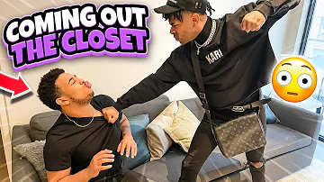 COMING OUT THE CLOSET PRANK ON PRETTYBOYFREDO!!