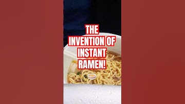 HOW INSTANT RAMEN WAS INVENTED 🍜