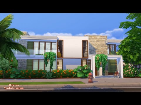 MODERN STYLISH HOUSE | THE SIMS 4 | Speed Build | NO CC | Stop Motion ...