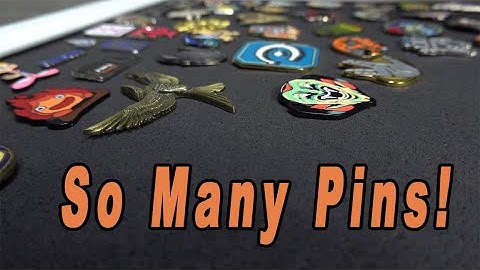 I made a better way to display my Enamel Pins and Now I can add more!!!