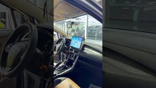 🔥 13 INCH 2K SCREEN FOR MITSUBISHI XPANDER #carmodsdubai #mitsubishi #screen #carplay #fyp #cars