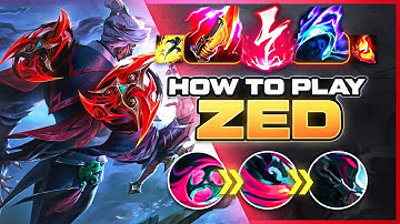 HOW TO PLAY ZED SEASON 15 | BEST Build & Runes | Season 15 Zed guide | League of Legends