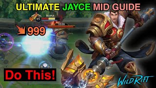 Ultimate Wild Rift Jayce Mid Tutorial (Poke Machine!!!) | Wild Rift