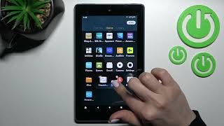 How to Create Home Screen Folders on AMAZON Fire 7 - Add Folder to Home Screen