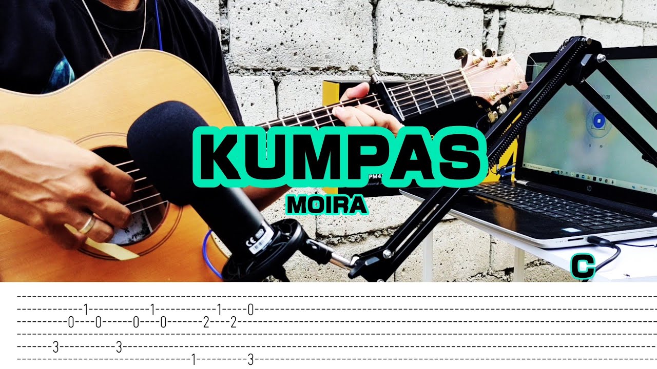 Kumpas Moira Dela Tore (Fingerstyle Tabs) Chords + Lyrics YouTube