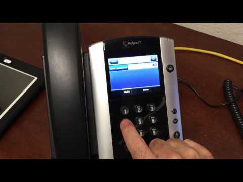 Setup Polycom VVX for VOIP service