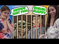 Baby Yoda And Slappy Go To Box Fort Jail!