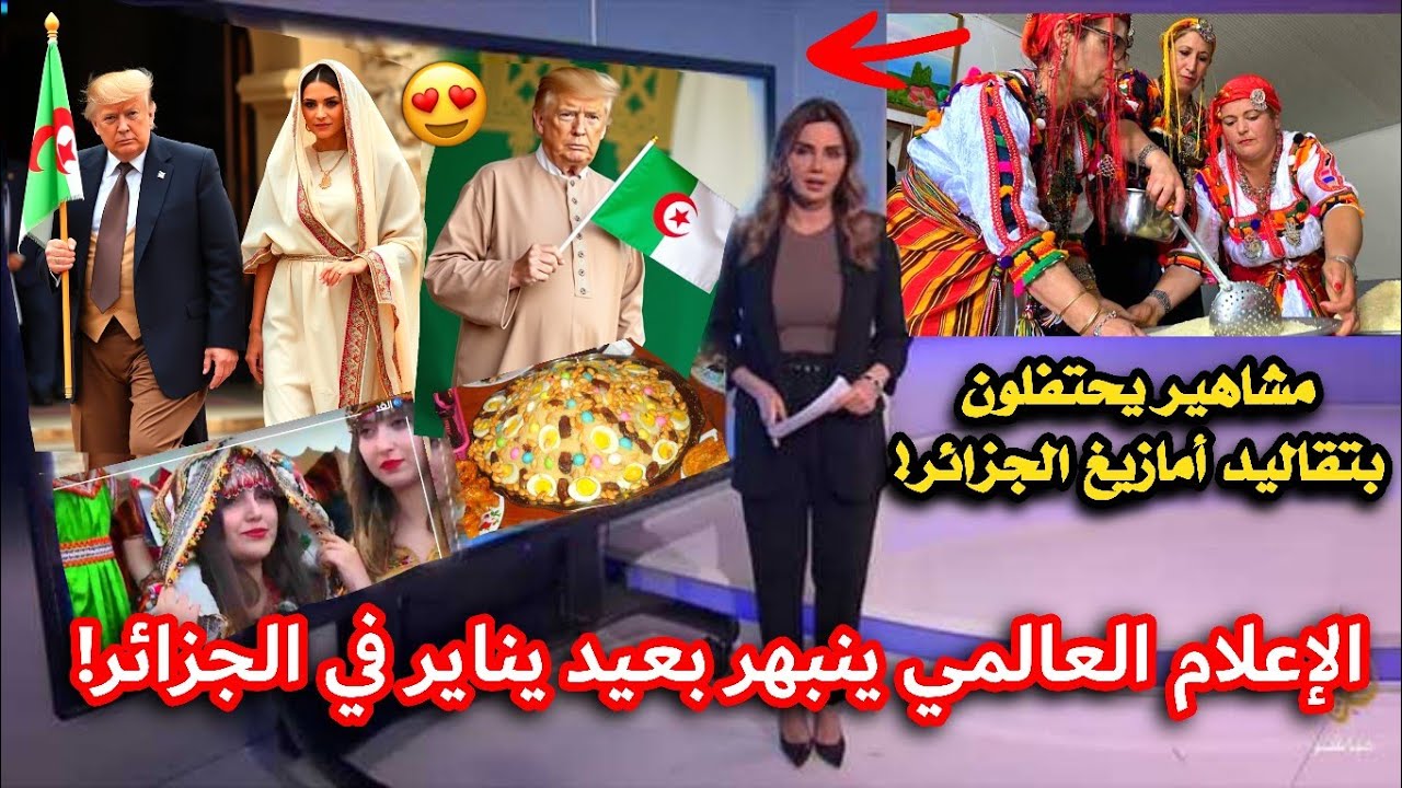 الإعلام العالمي يُذهل من تقاليد عيد يناير في الجزائر! ويصفها بأقدم بلد في التاريخ 2976 عام!