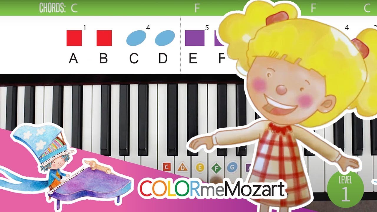 Easy Piano Play Along with Chords: The Alphabet Song Easy Piano Play Along with Chords: The Alphabet Song