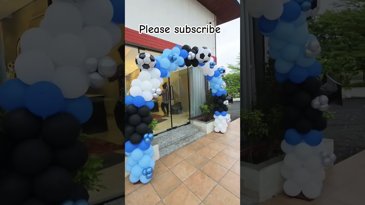 Football Theme Birthday Balloon Decoration in Gurgaon 