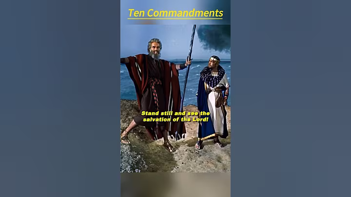 🌊 The Ten Commandments (1956) | Moses Parts the Red Sea Before Pharaoh’s Army! ⚡🔥