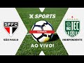 SÃO PAULO X INDEPENDENTE - COPINHA - AO VIVO COM IMAGENS