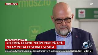 Kelemen Hunor: Anticipatele înseamnă să dăm soarta țării pe mâna AUR, în care eu nu am încredere