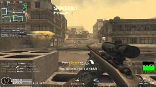 Cod4 | PC | Amazing 5 Man Kill-feed.