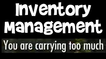 Inventory Management In Video Games. (Camel Considers)