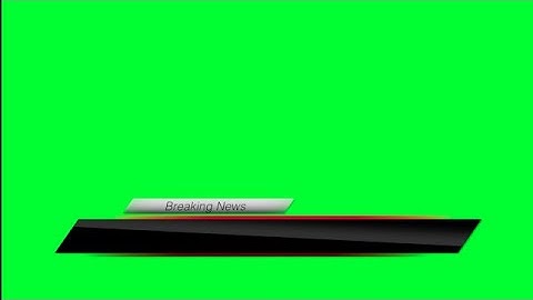 breaking news lower third green screen free #greenscreen #animation #templates #breakingnews