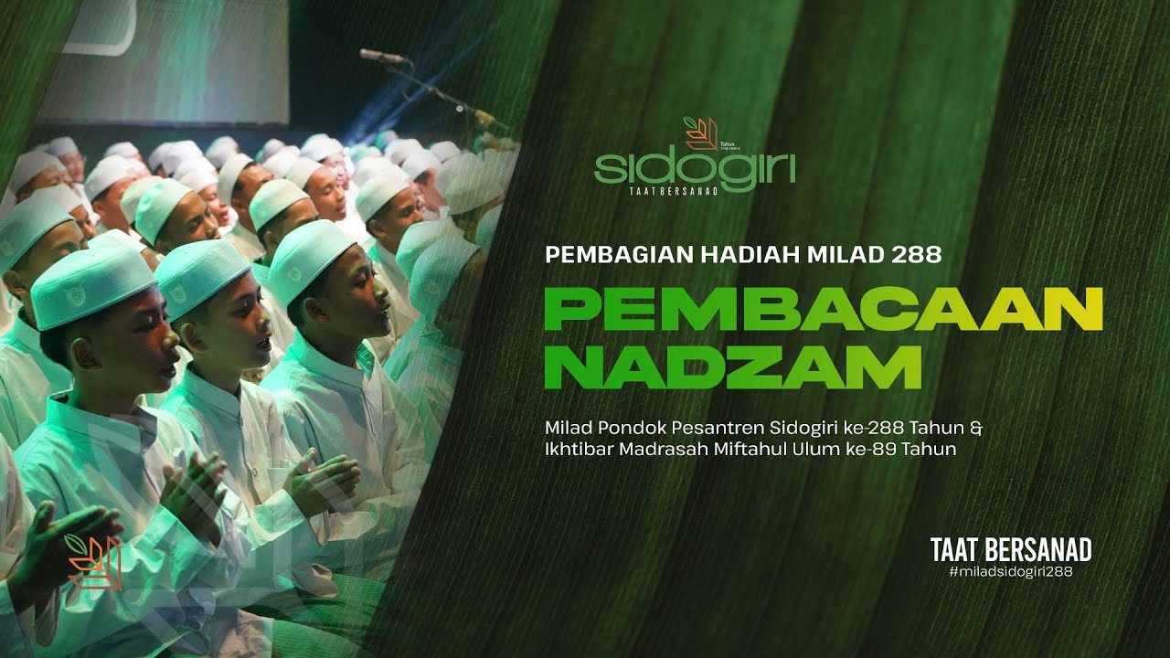 Pembacaan Nadzom | Milad Sidogiri 288